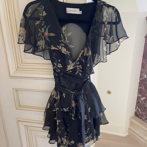 ZIMMERMANN
Maples Wrap Playsuit Black Bird… - Picture 4 of 8